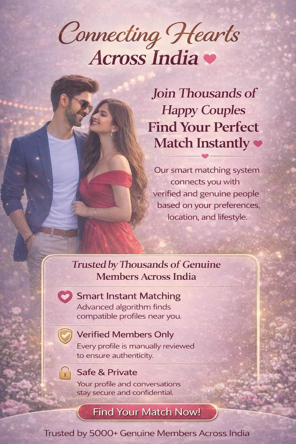 Find your perfect match instantly banner